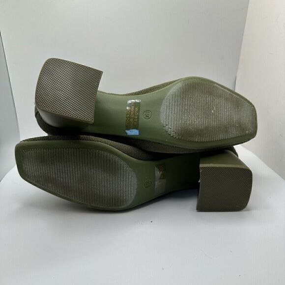 CUSHIONAIRE Women's Stretch boot +Memory Foam 8.5 WIDE OLIVE - Picture 5 of 7